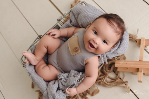 Laird Sitter Romper | Grey