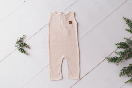 Riley Newborn Romper | Ivory