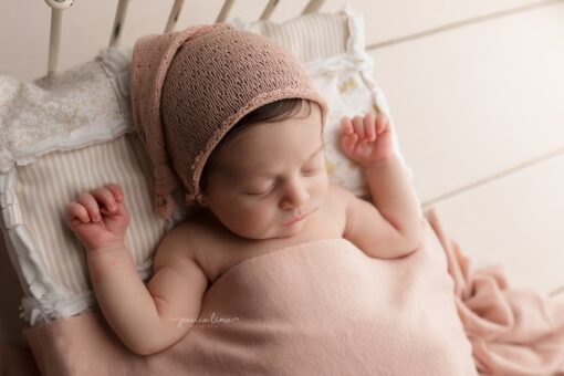 Sleep Hat (Dusky Pink)