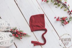 Christmas Sitter Bonnet - 3/12 months