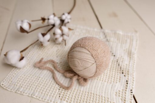 Classic Mohair Bonnet | Light Beige