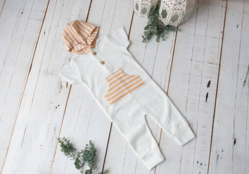 Lewis Sitter Romper | 9/12 months