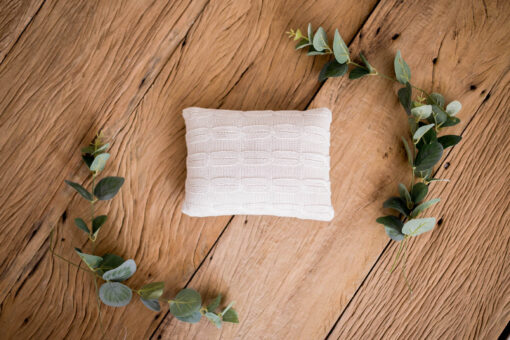 Tricot Pillow - Ivory