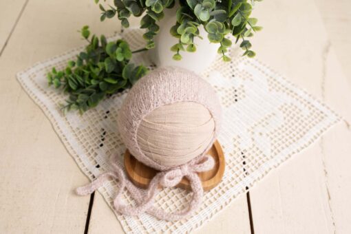 Classic Mohair Bonnet | Soft Pink