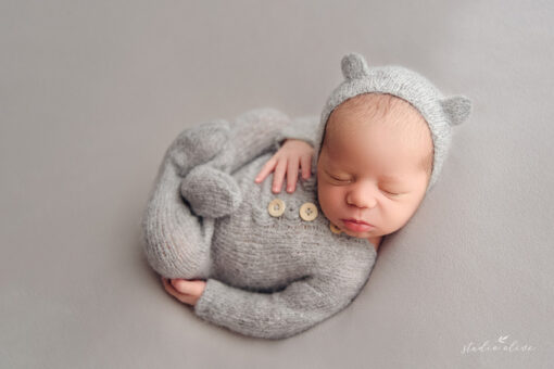 Mohair Bear Set  | Grey