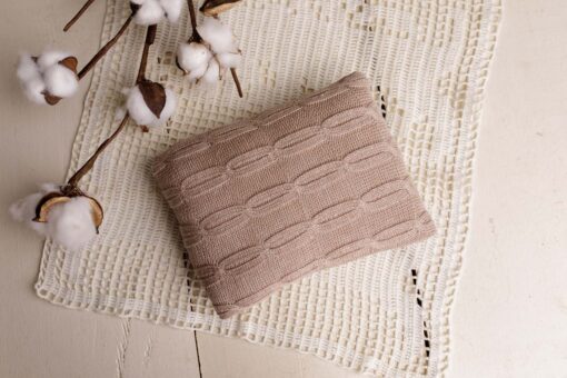 Tricot Pillow - Beige