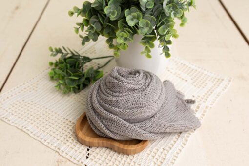 Knit Wrap | Charcoal Grey