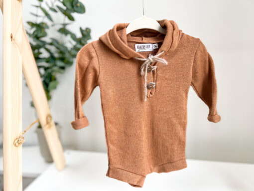 Sitter Romper | Camel