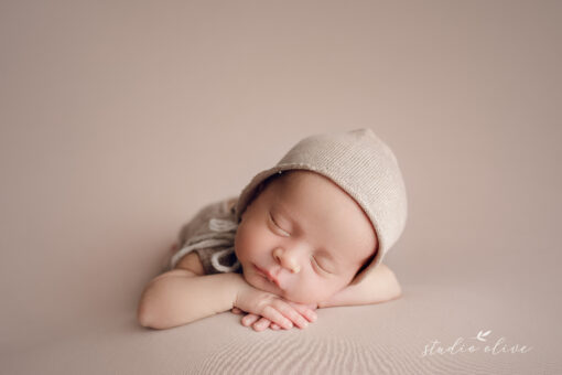 Edhy Newborn Bonnet | Beige