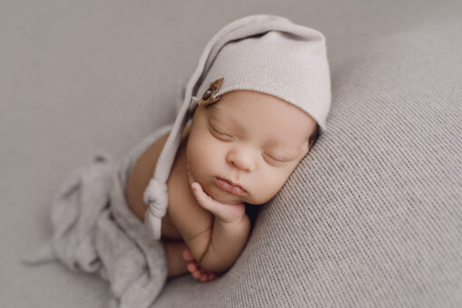 Newborn Sleepy Hat | Grey