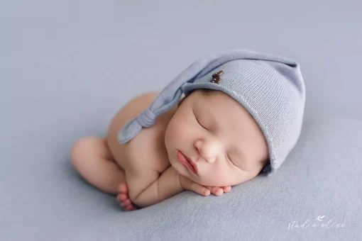 Newborn Sleepy Hat | Blue